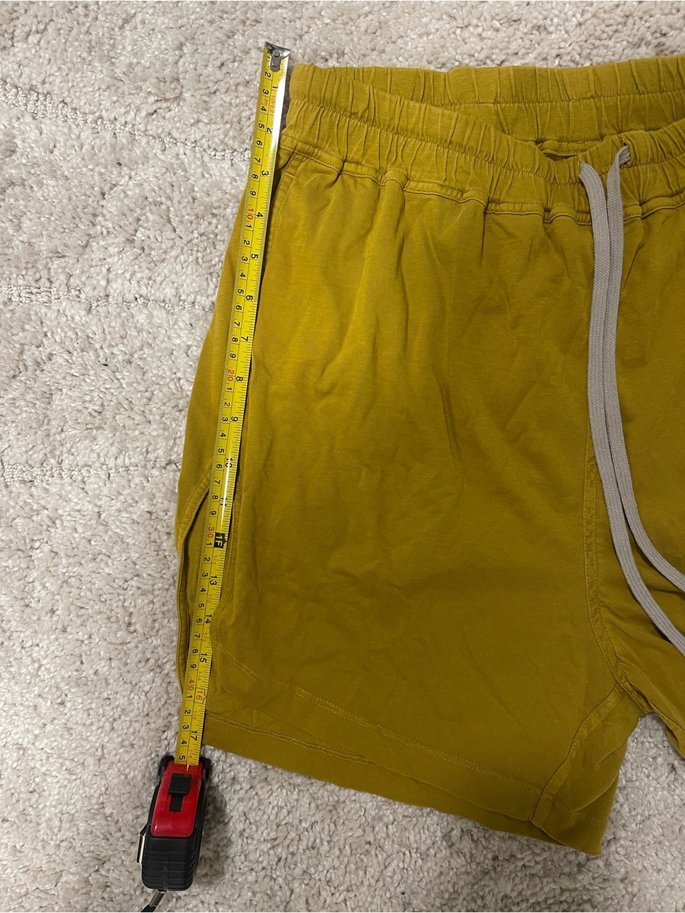 Rick Owens Mustard Phleg Boxer Shorts - Picture 9 of 10
